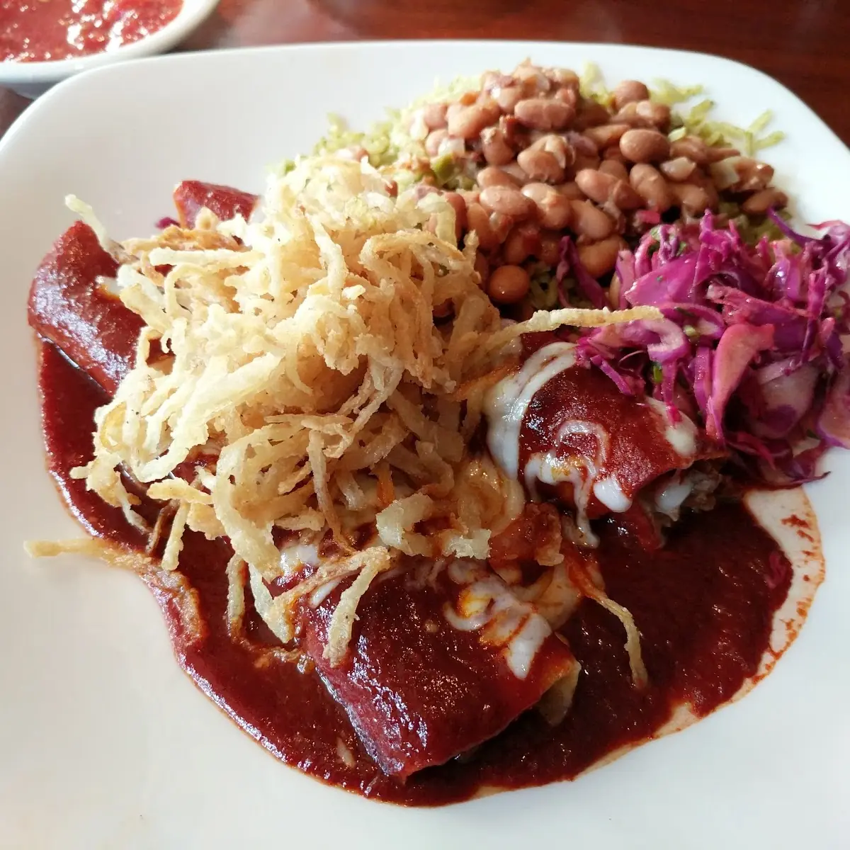 BBQ Brisket Enchiladas