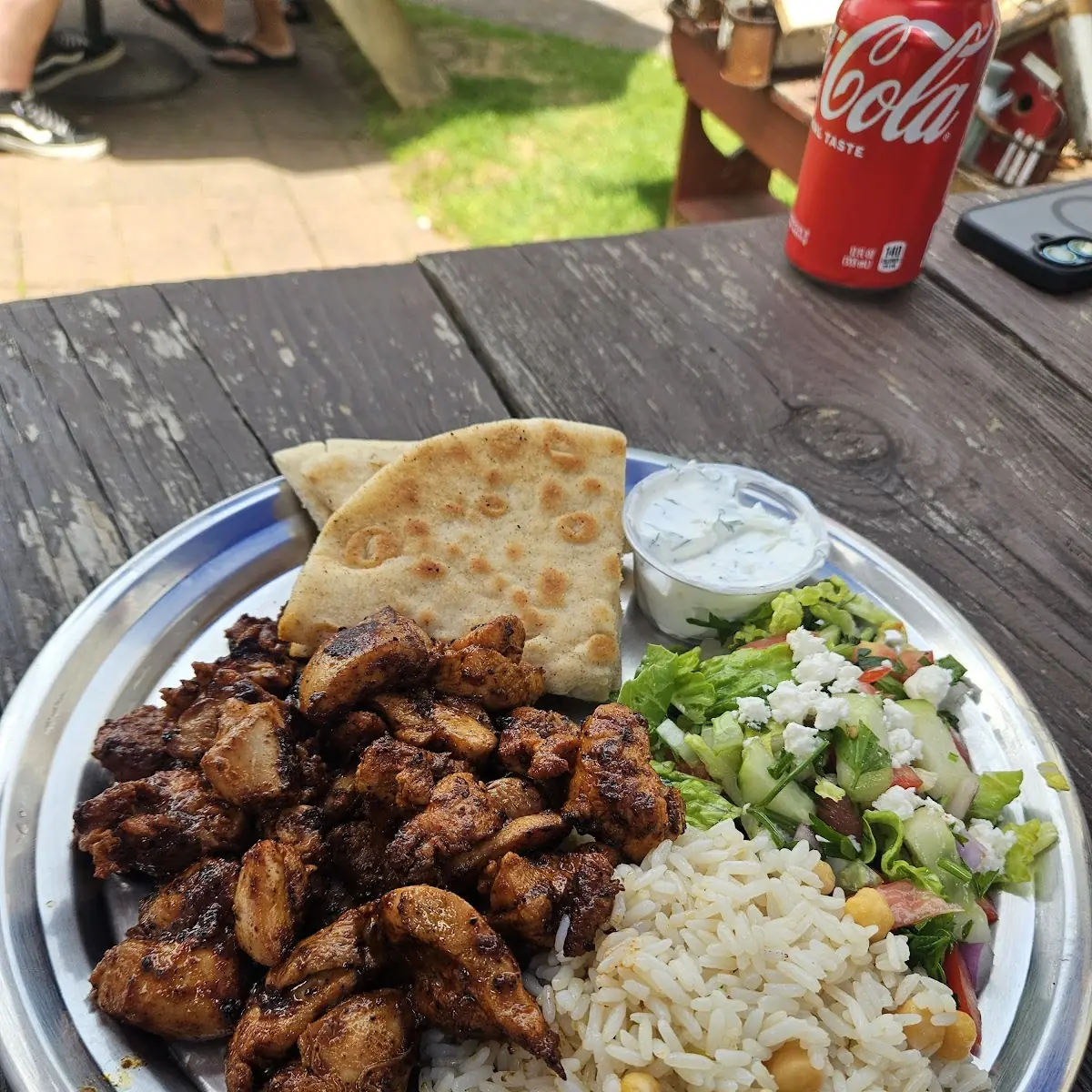 Grilled Chicken and Rice Plates