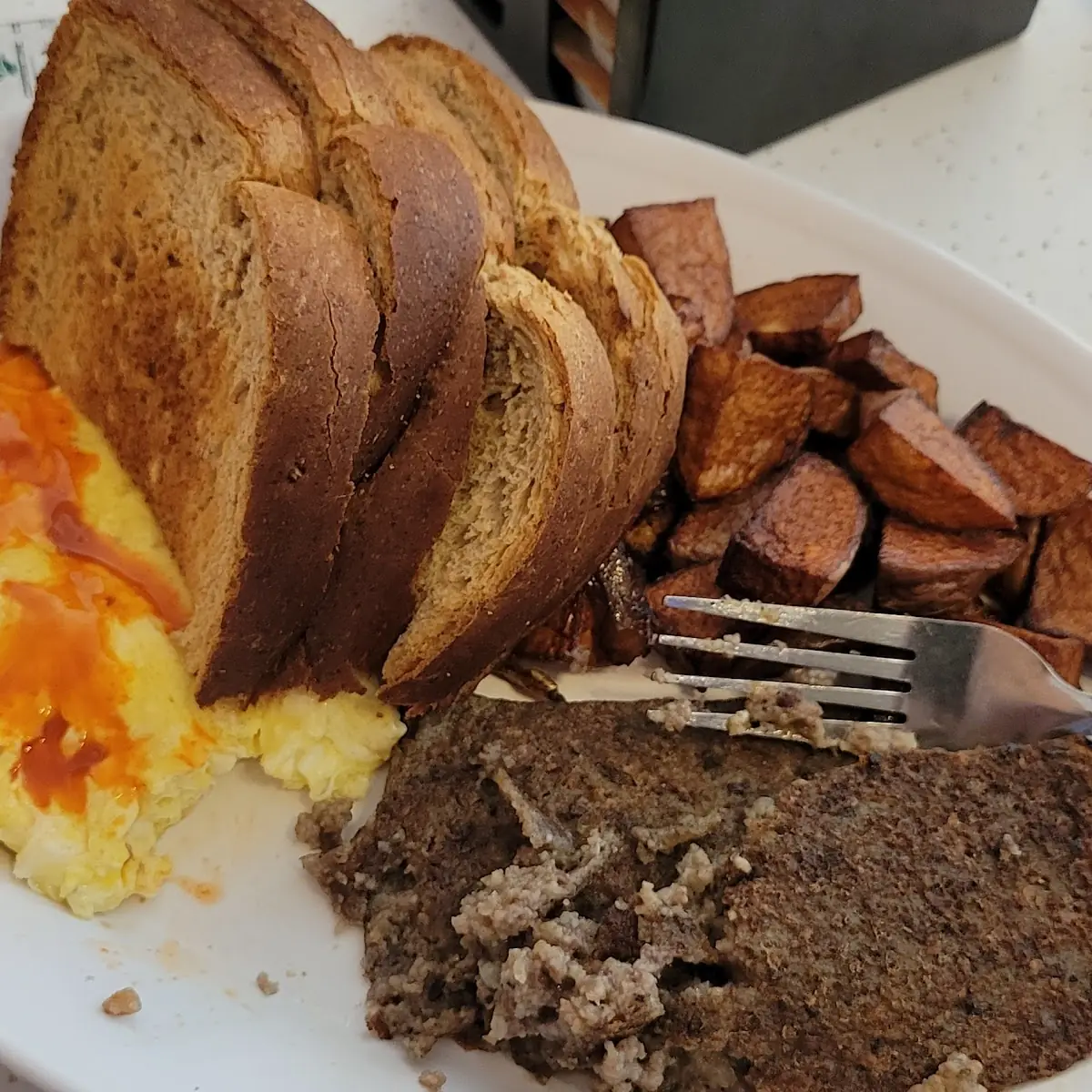 Bacon Sausage Ham or Scrapple
