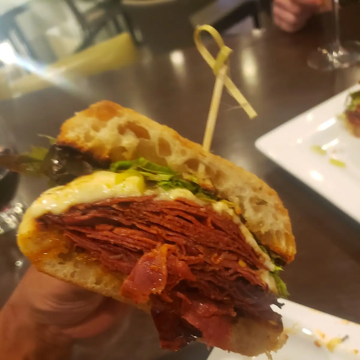 Hot Capicola Sandwich