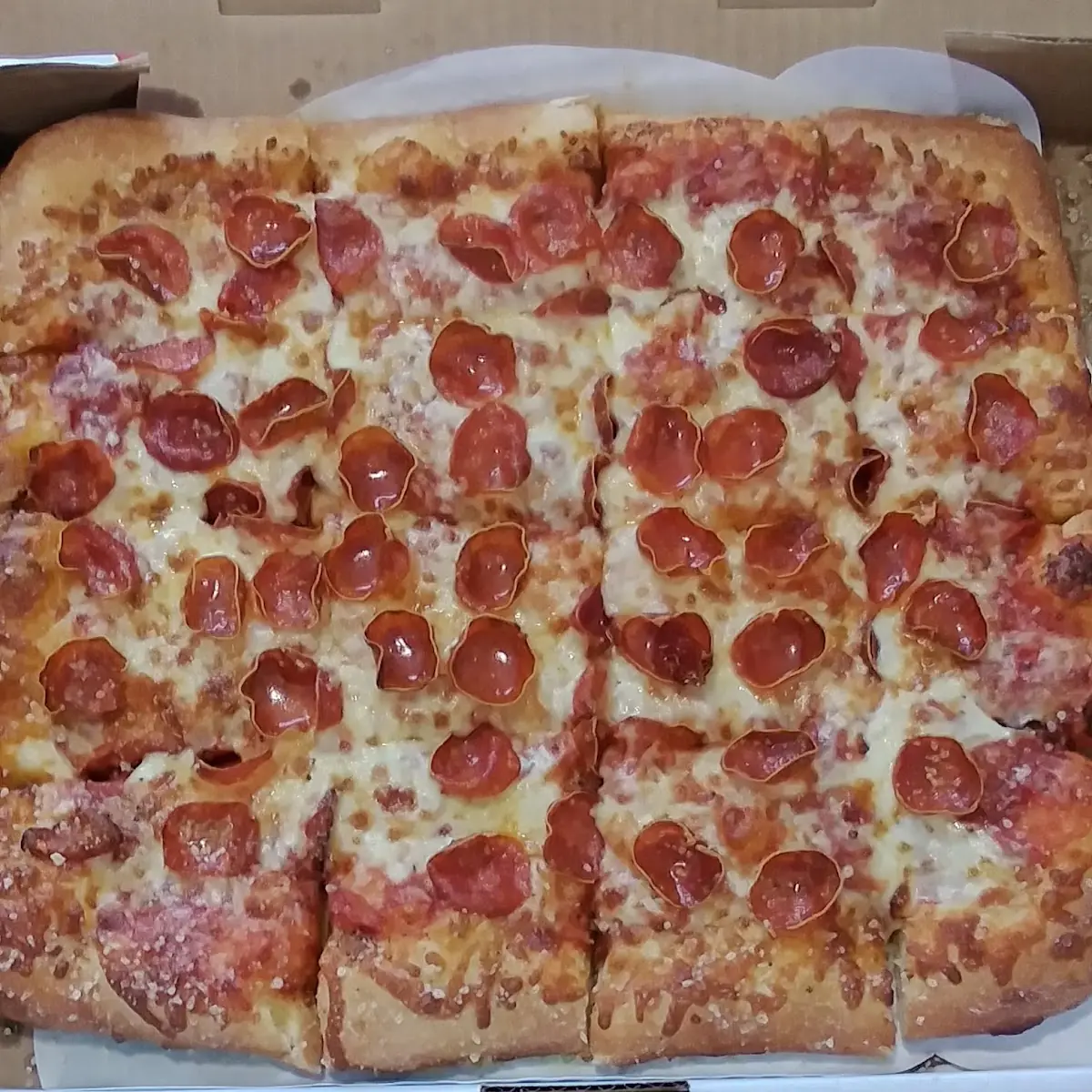 The Big Square Deal with Old World Pepperoni
