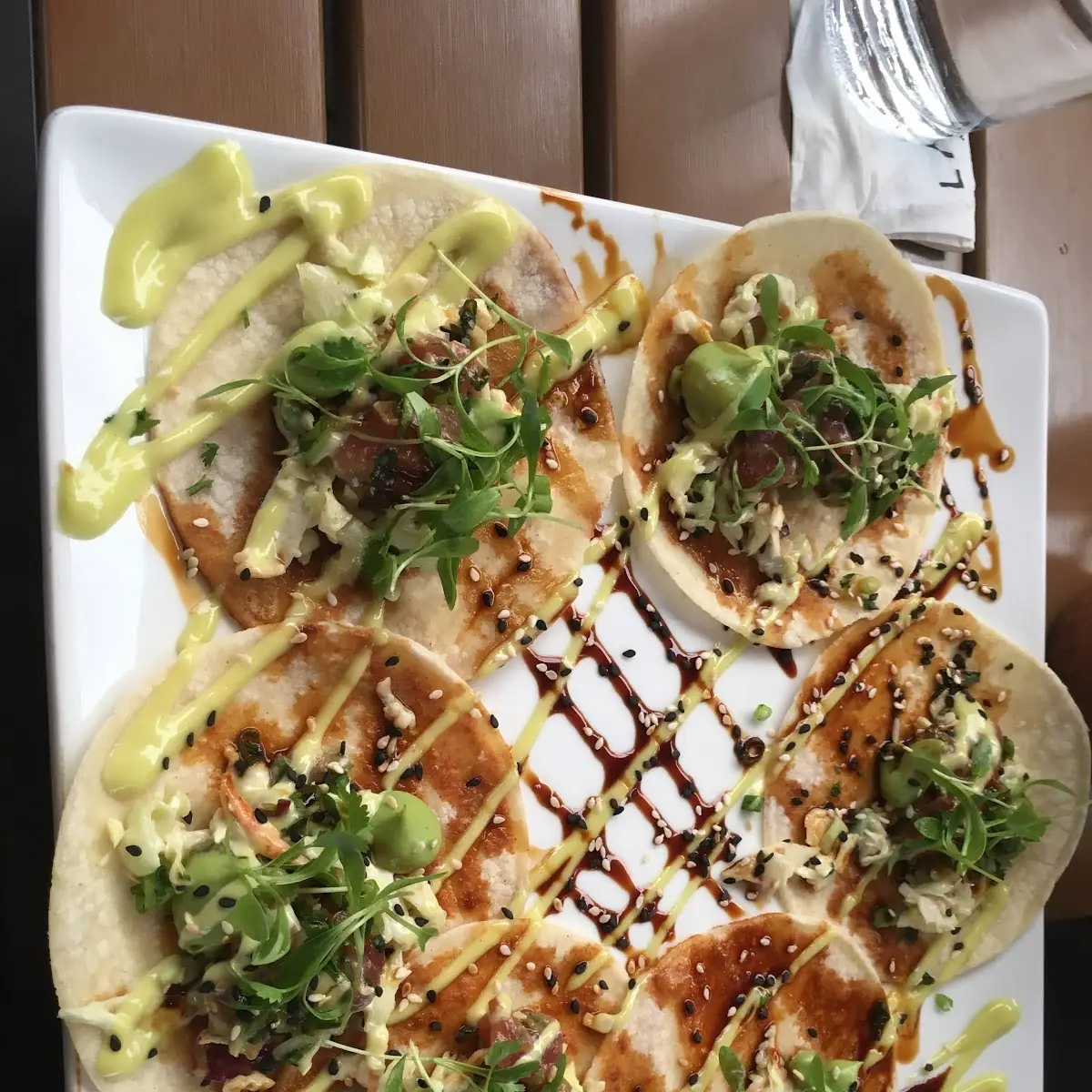 Ahi Poke Tacos