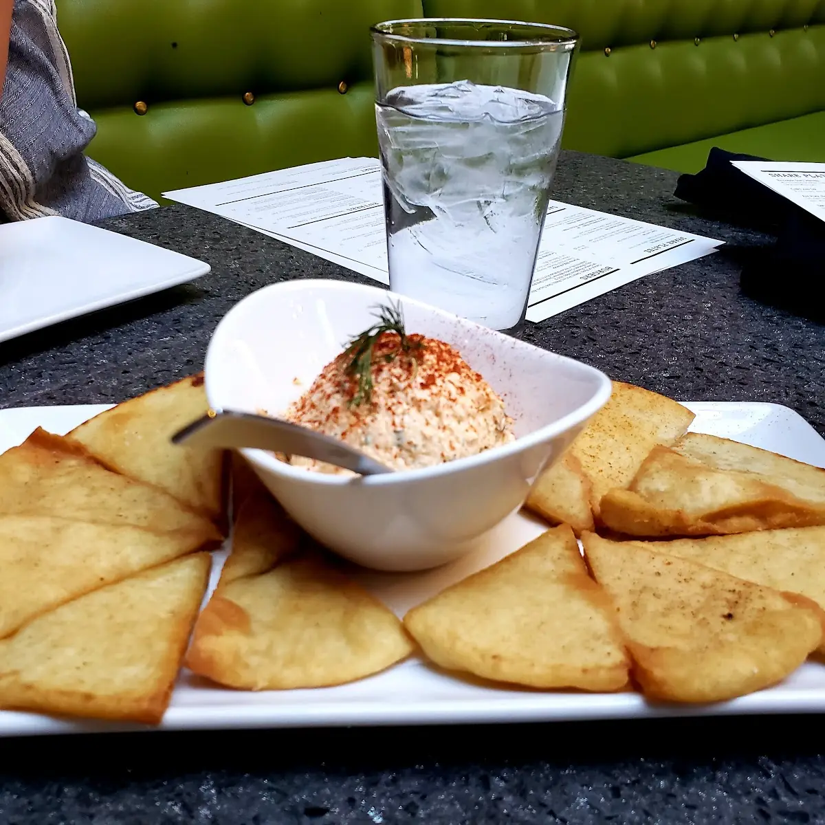 Smoked Salmon Dip with Pita Chips