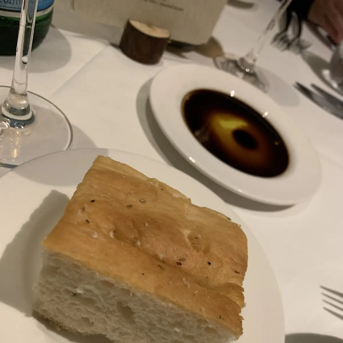 Focaccia with Olive Oil and Balsamic