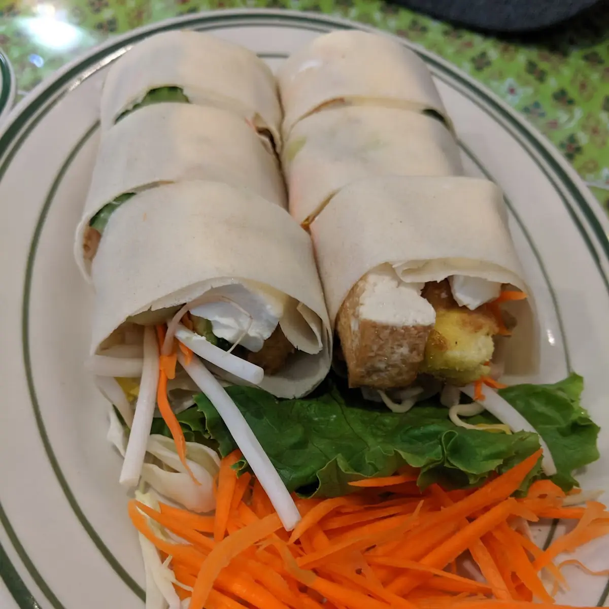 Thai Spring Roll and Vegetable Egg Rolls