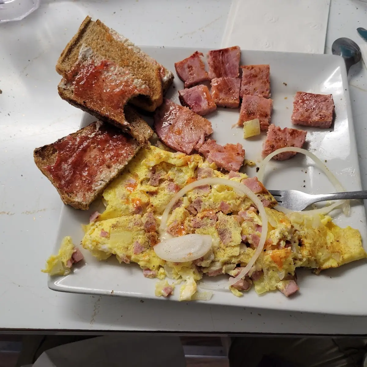 Western Omelette and Side of Ham