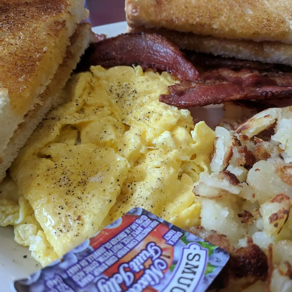 Two Eggs and Breakfast Meat