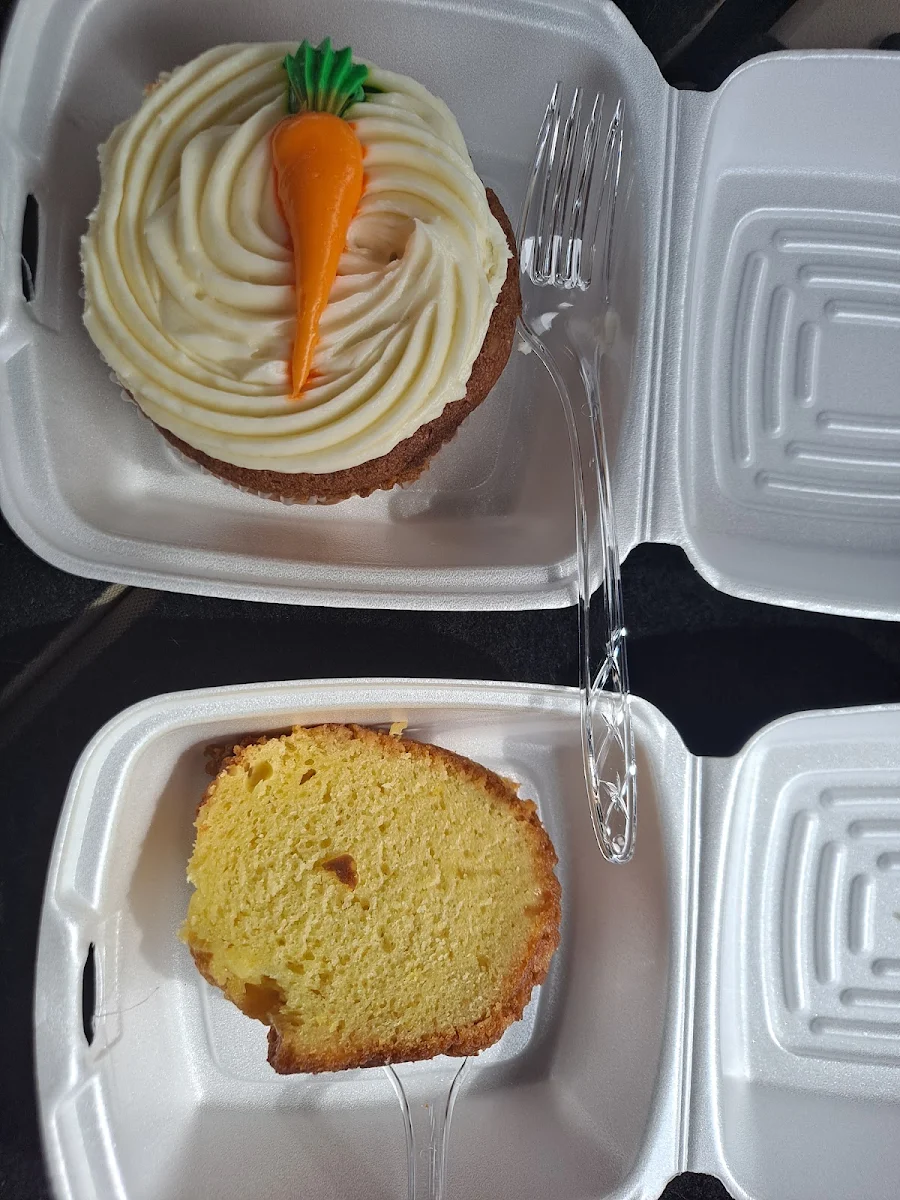 Carrot Cake and Lemon Pound Cake
