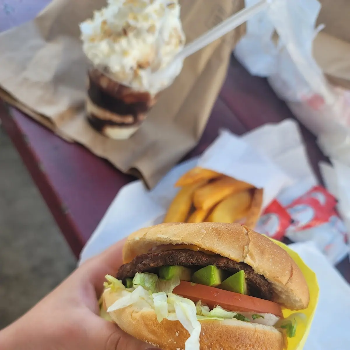 Mom Burger Combo with Avocado