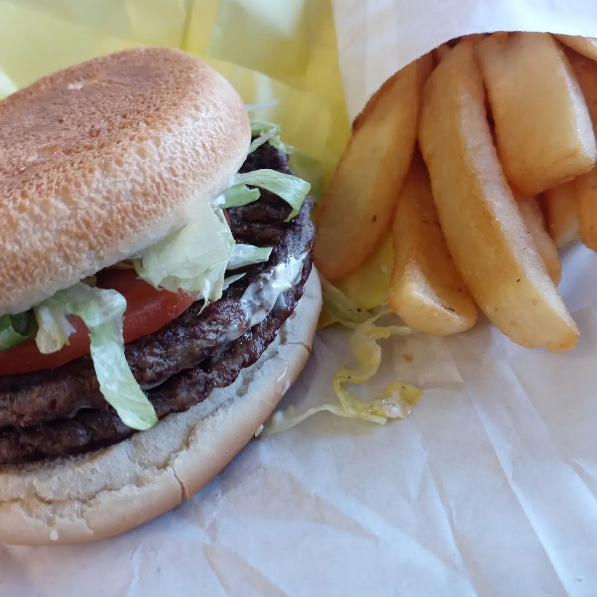 Moms Double Cheeseburger Combo