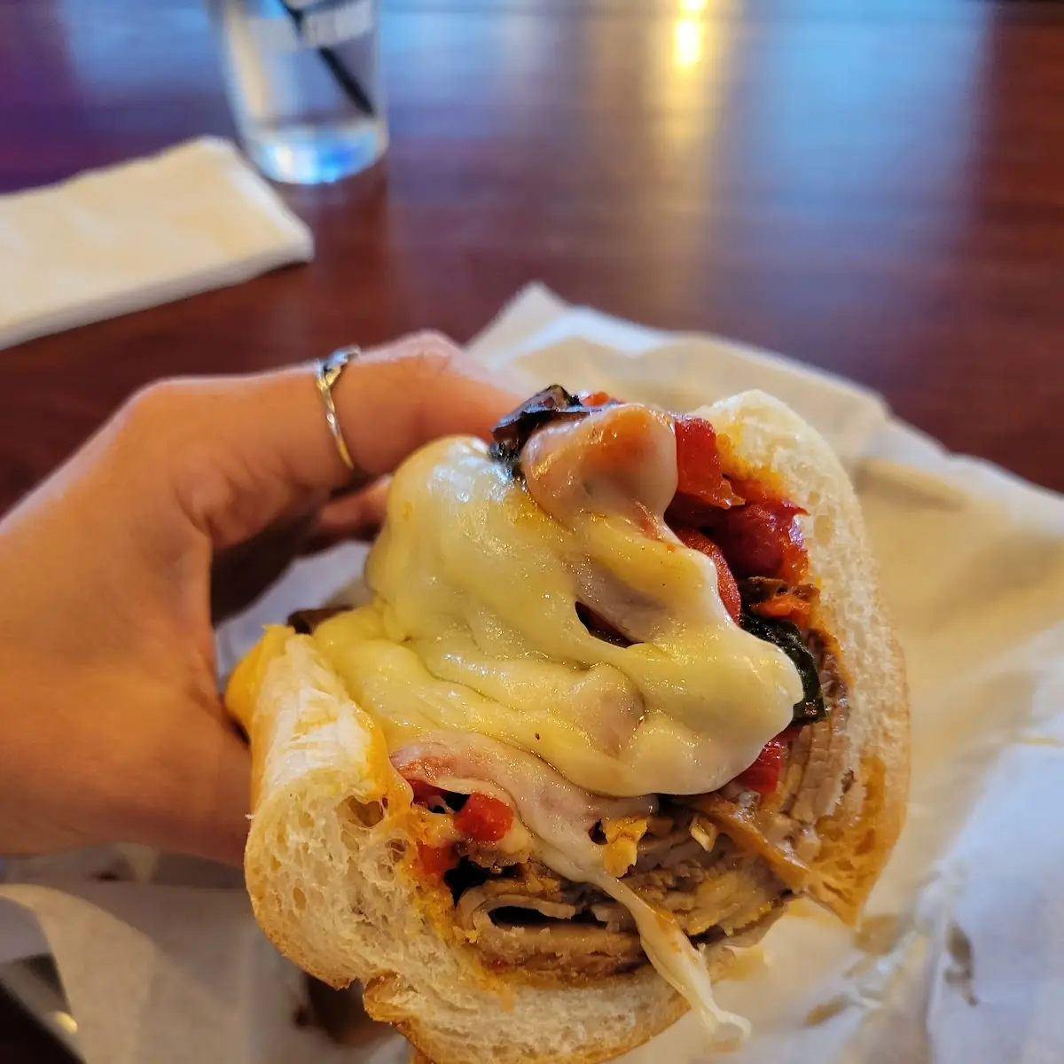 Loaded Pork Sandwich