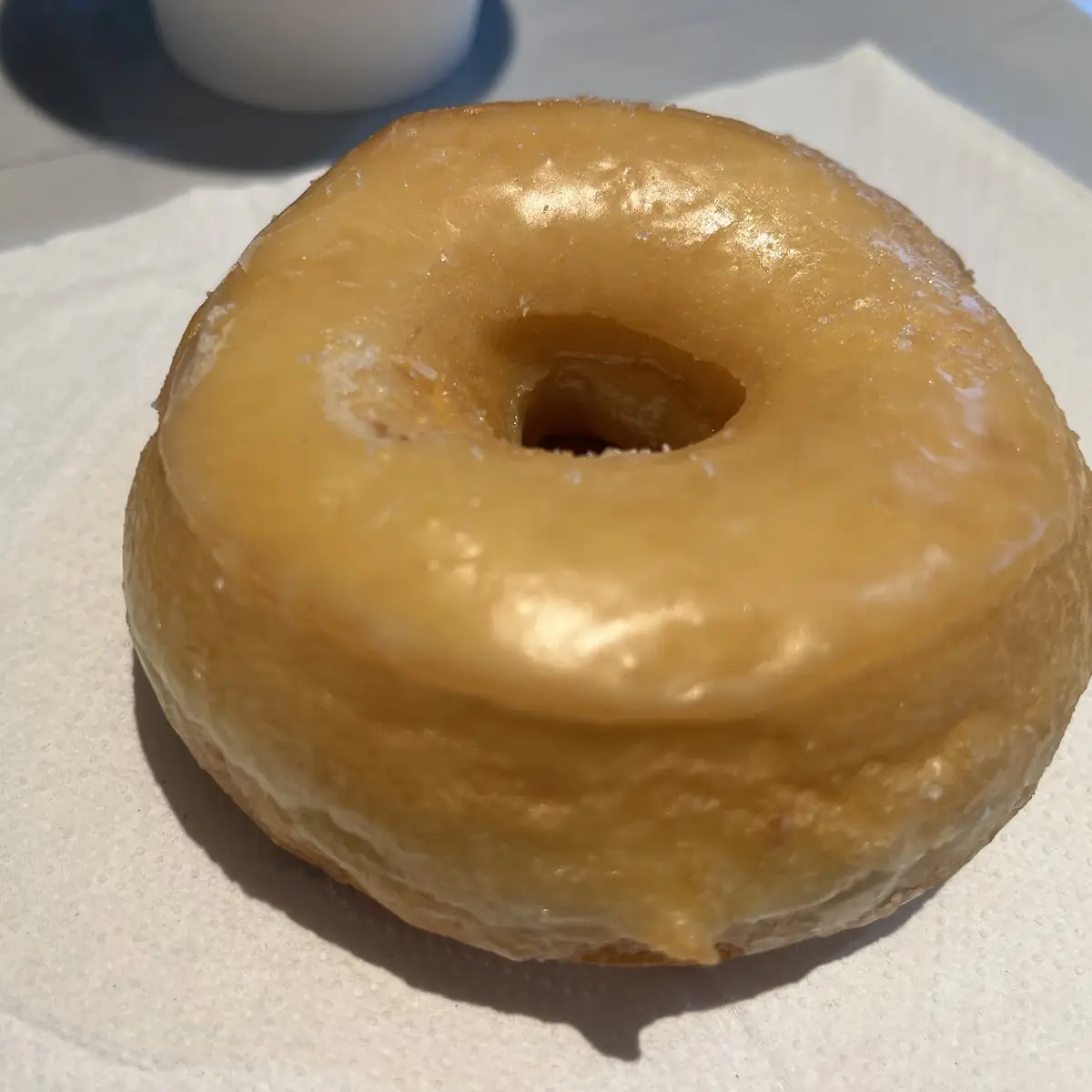 Glazed Donut with Coffee