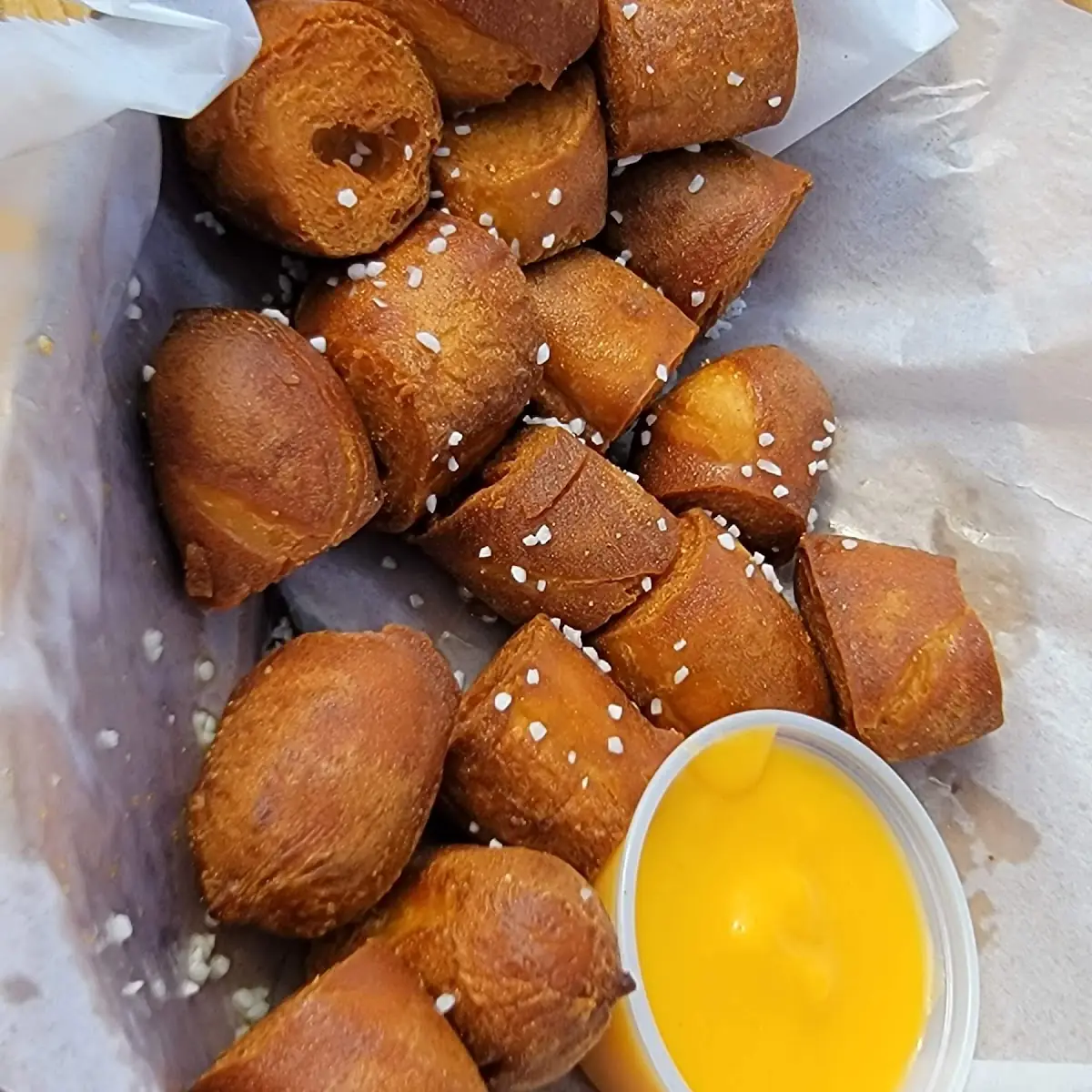 Fried Pretzel Bites