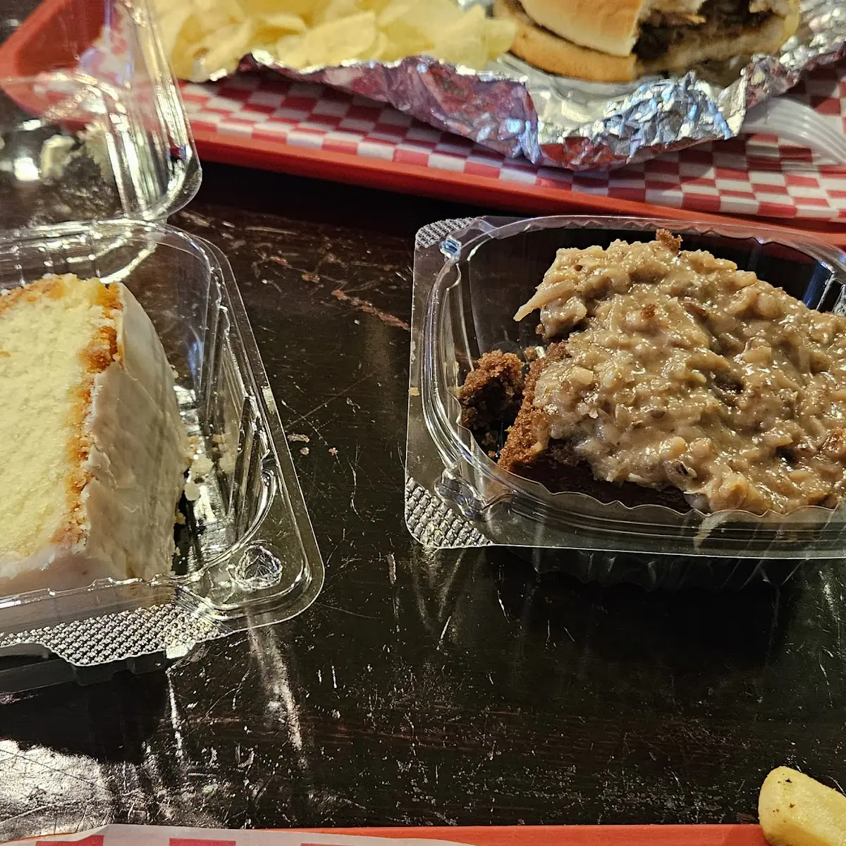 German Chocolate Cake and Lemon Pound