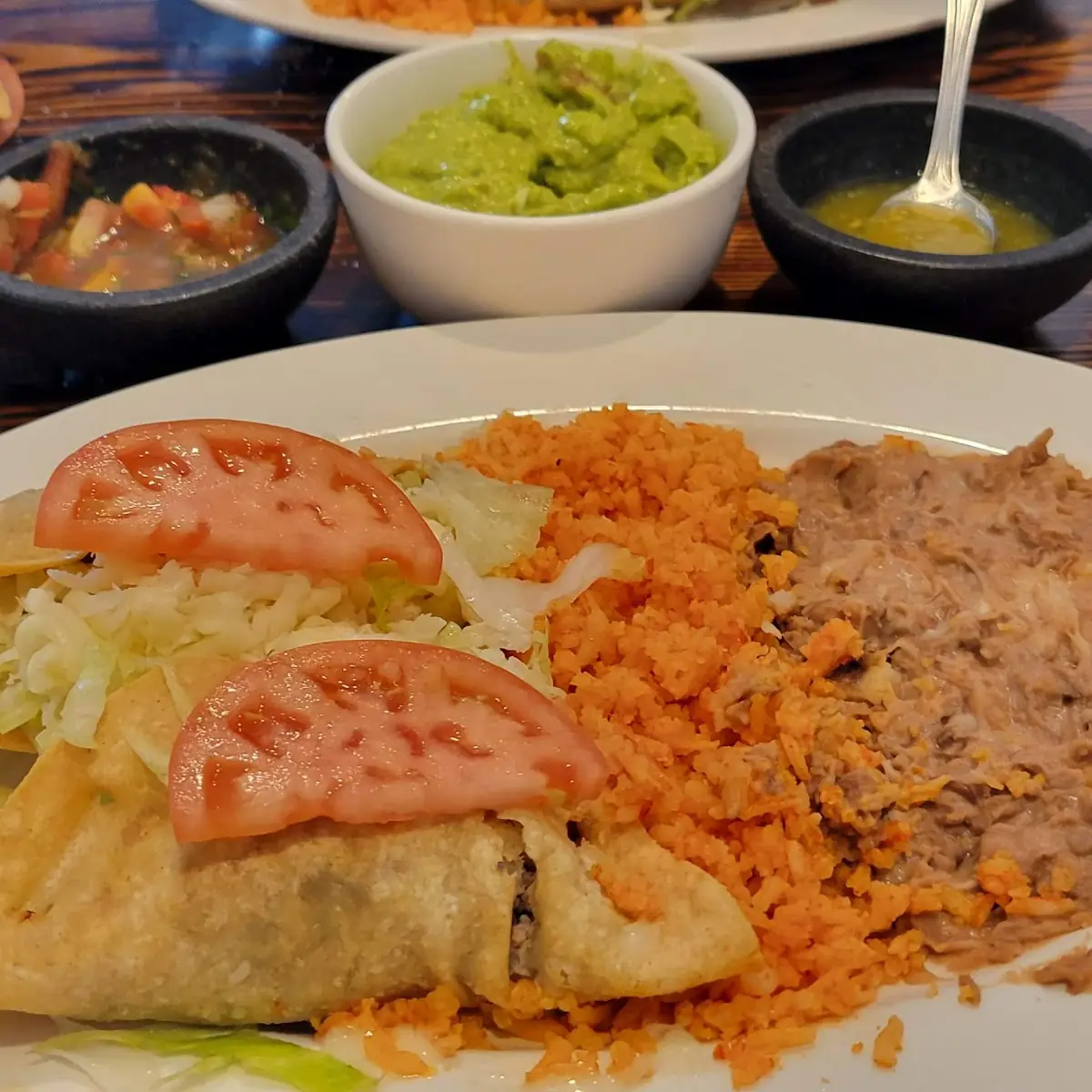2 Beef Taco Combo Plate