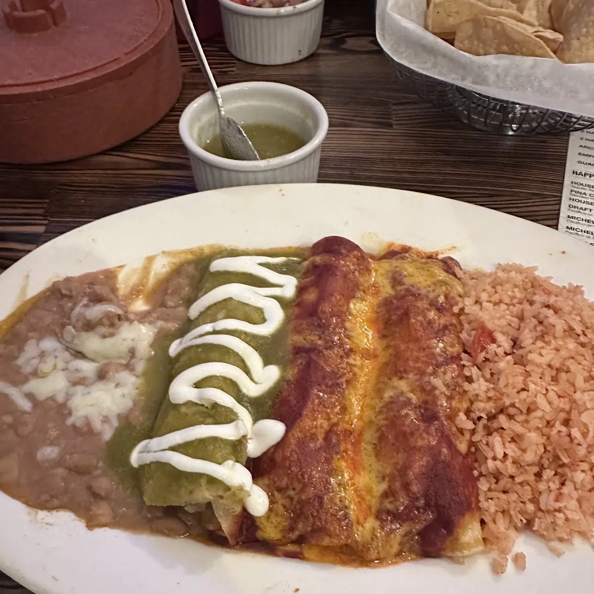 Enchiladas Verdes