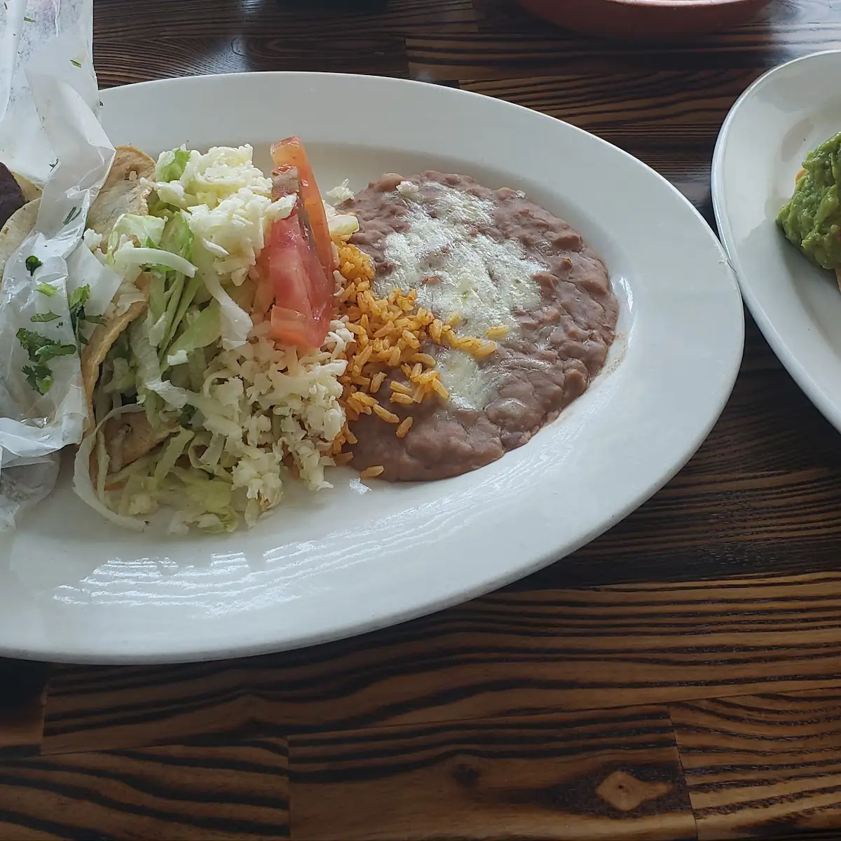 Two Item Dish Hard Shell Taco & Carnitas Taco
