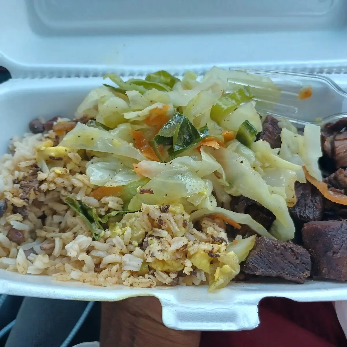 Stew Beef with Rice & Peas