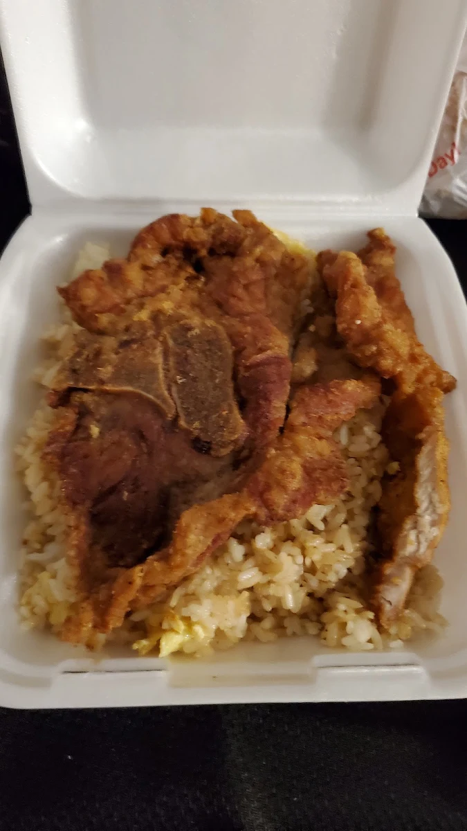 Pork Chop with Fried Rice
