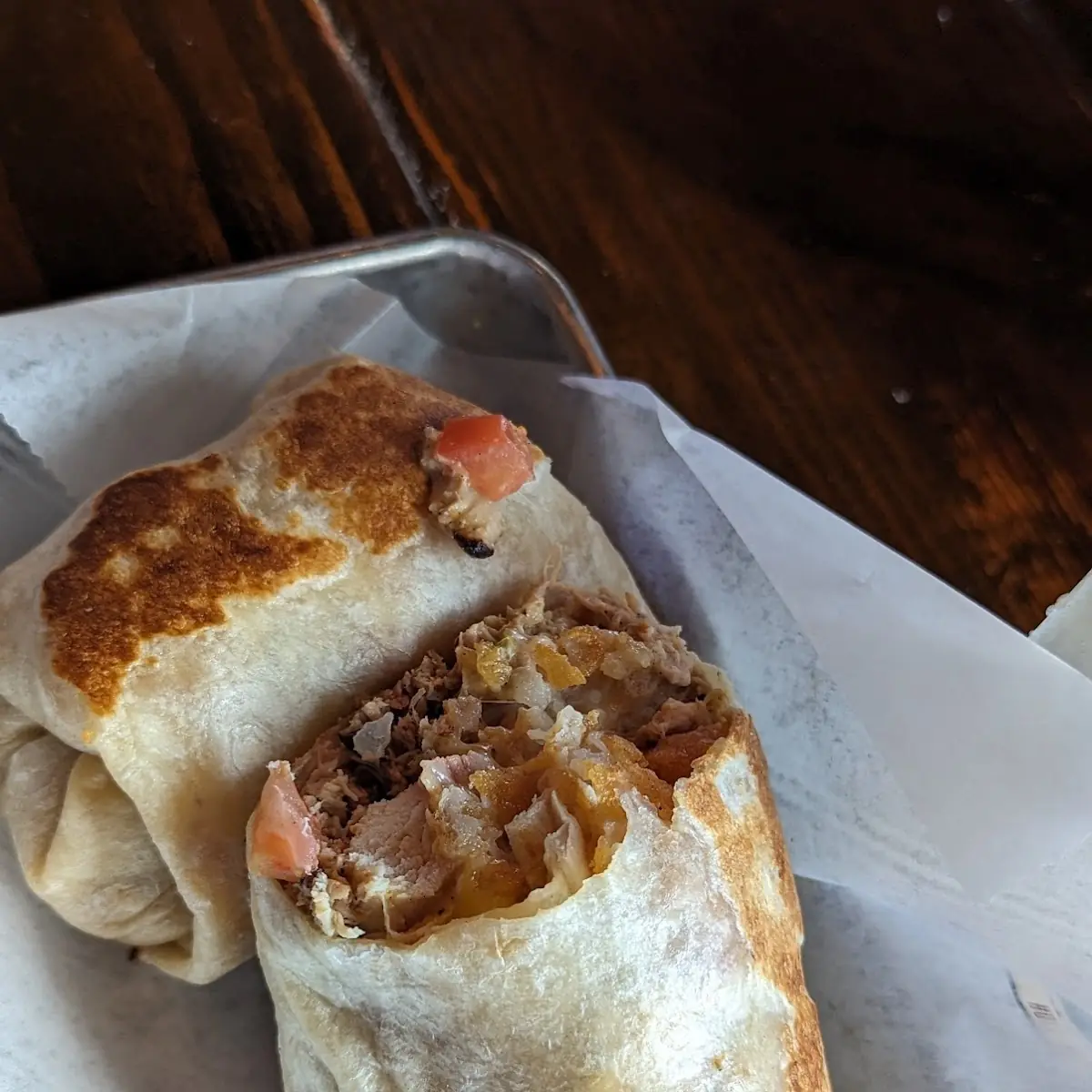 Drunken Chicken Burrito
