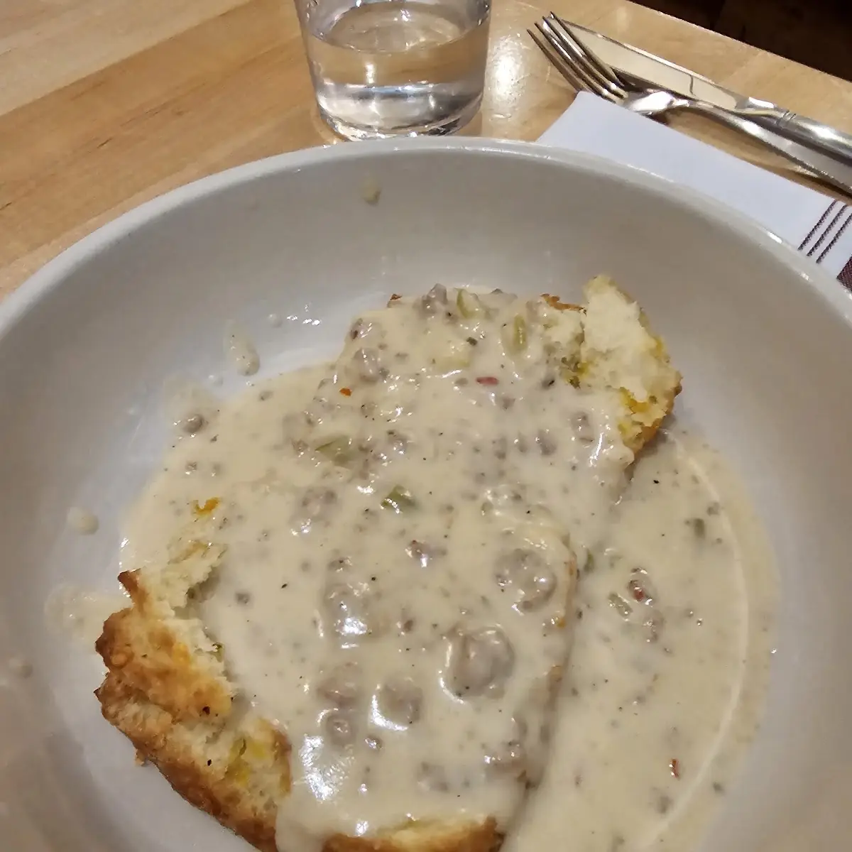 Buttermilk Biscuits and Gravy
