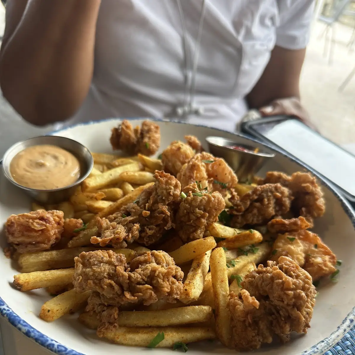 Fried Oysters and Fried Shrimp