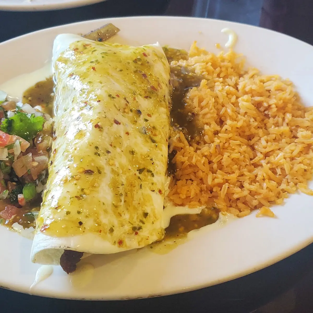 20. 1 Burrito, 1 Chile Relleno & Rice