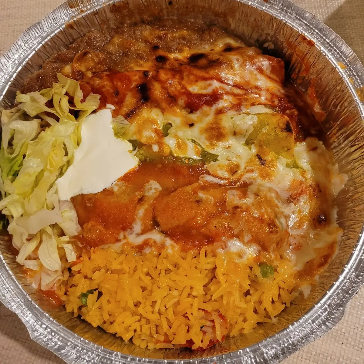 Chimichanga Chile Relleno Enchilada Suizas Combo