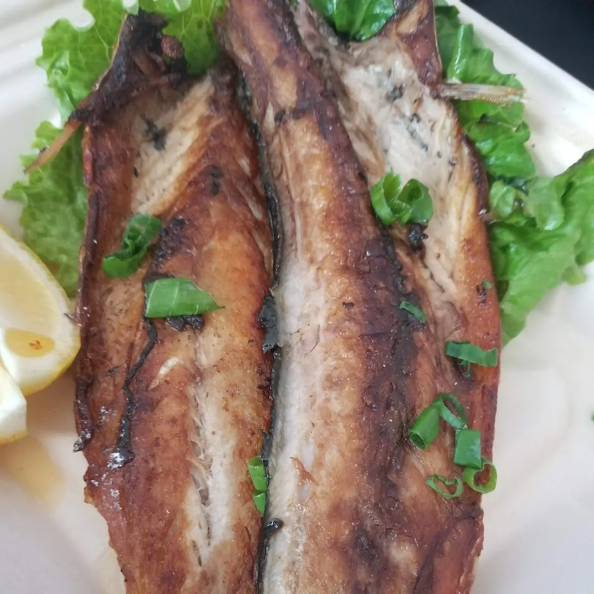 Grilled Mackerel Dinner