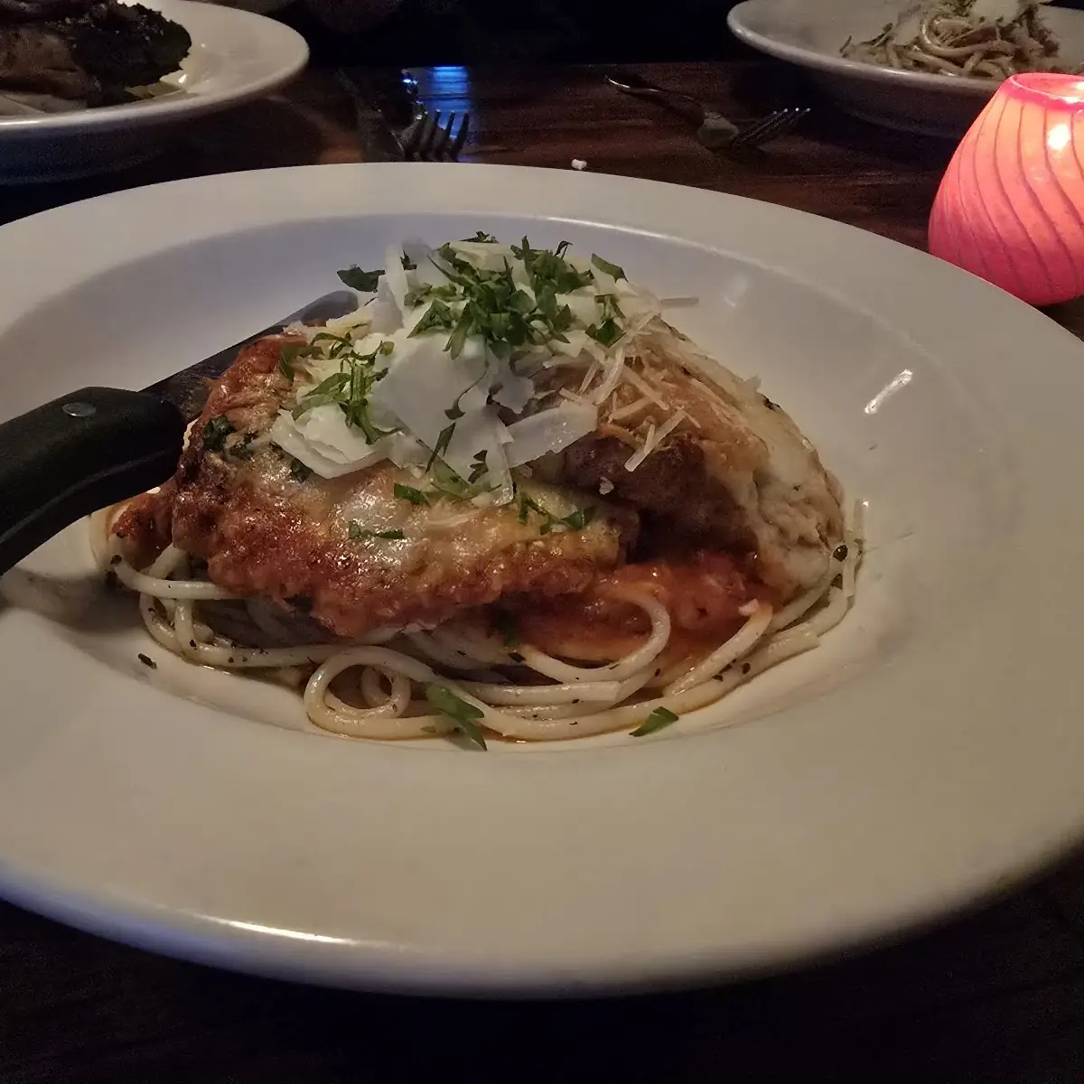 Chicken Parmesan with Spaghetti