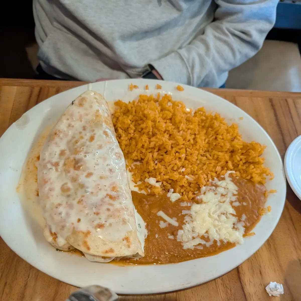 Chicken Burrito Rice & Beans