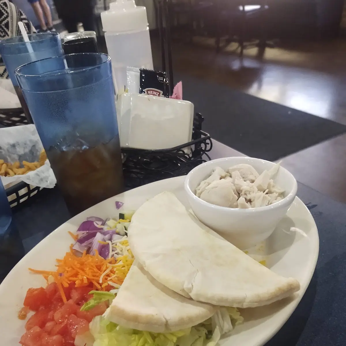 Roasted Chicken Pita