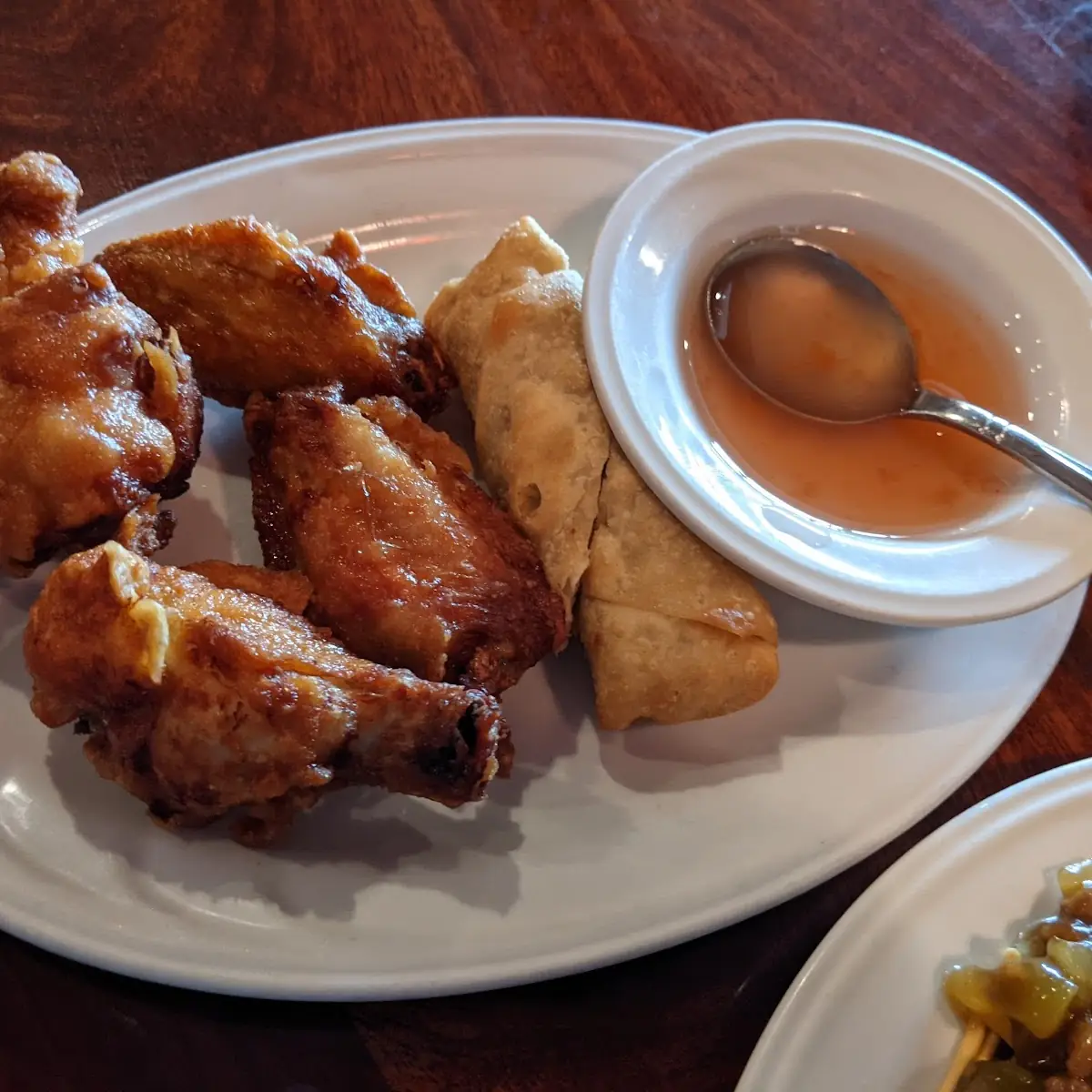One Egg Roll and Wings