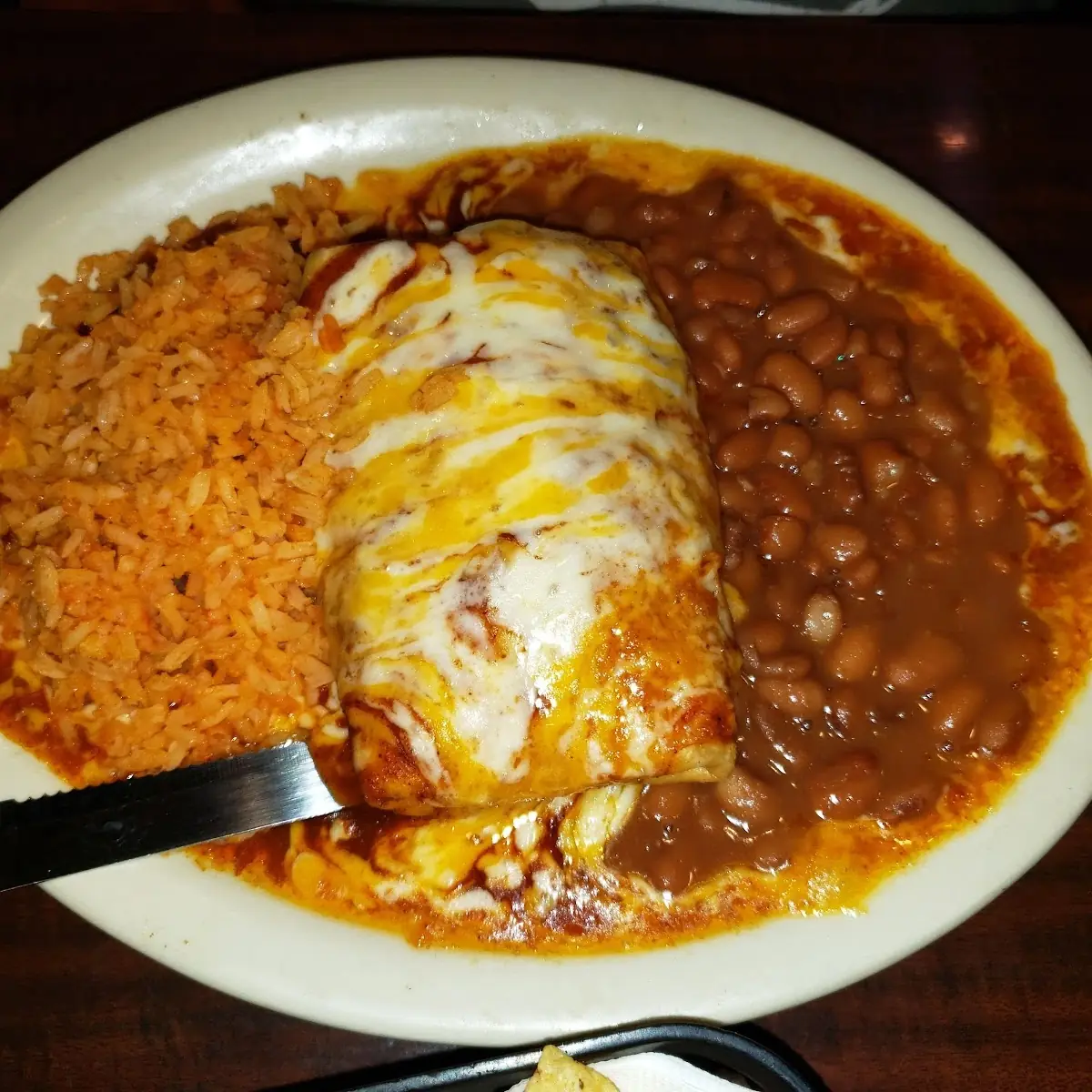 Beef Enchilada Plate