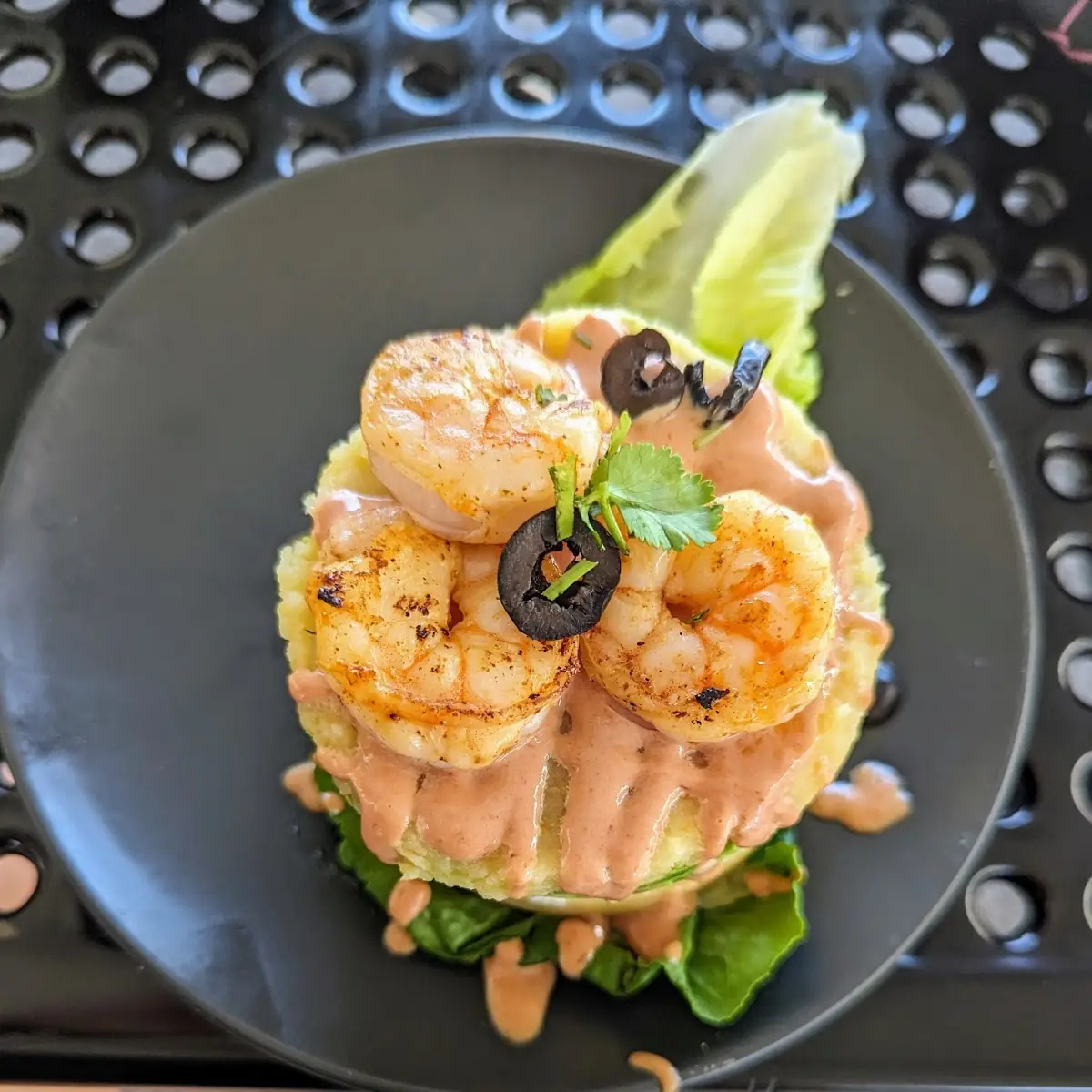 Causa Limeña Shrimp