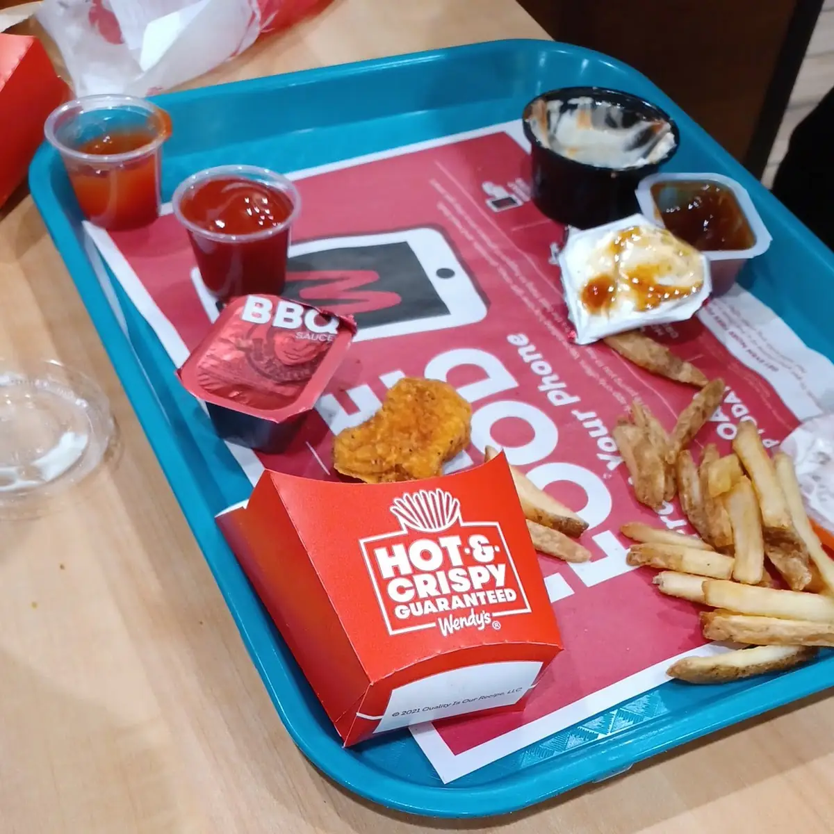 Chicken Nuggets with Fries