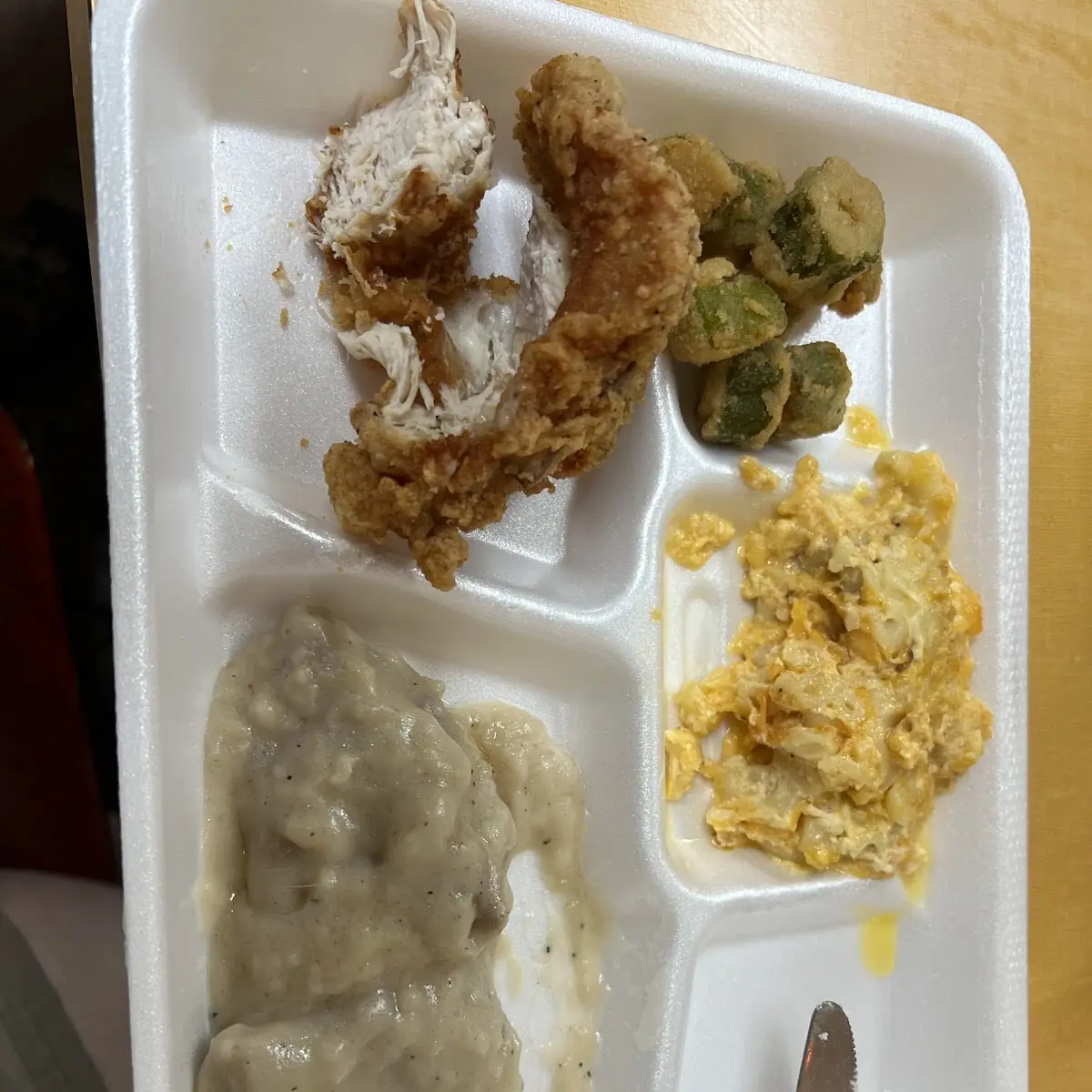 Fried Chicken Fried Okra