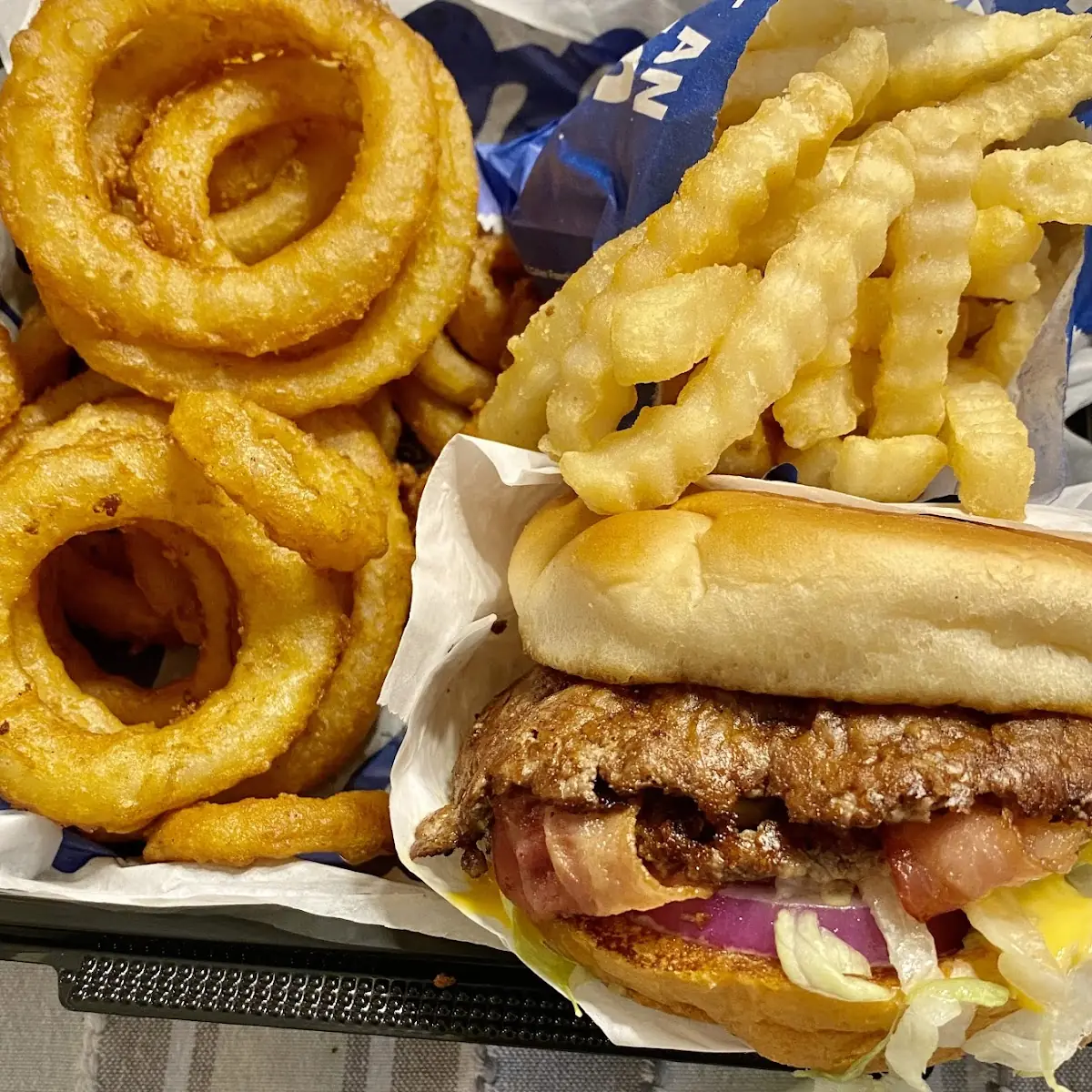 French Fries and Onion Rings