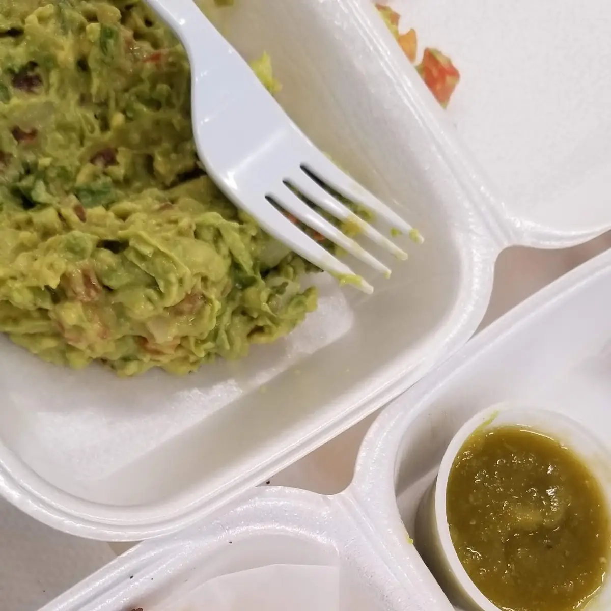 Carney Asada Taco & Guacamole and Chips