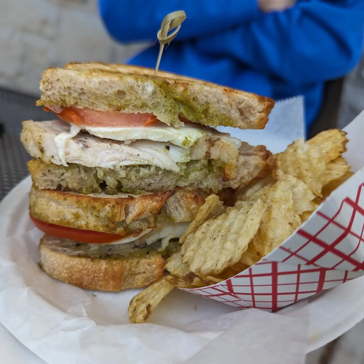 Grilled Chicken Caprese Panini