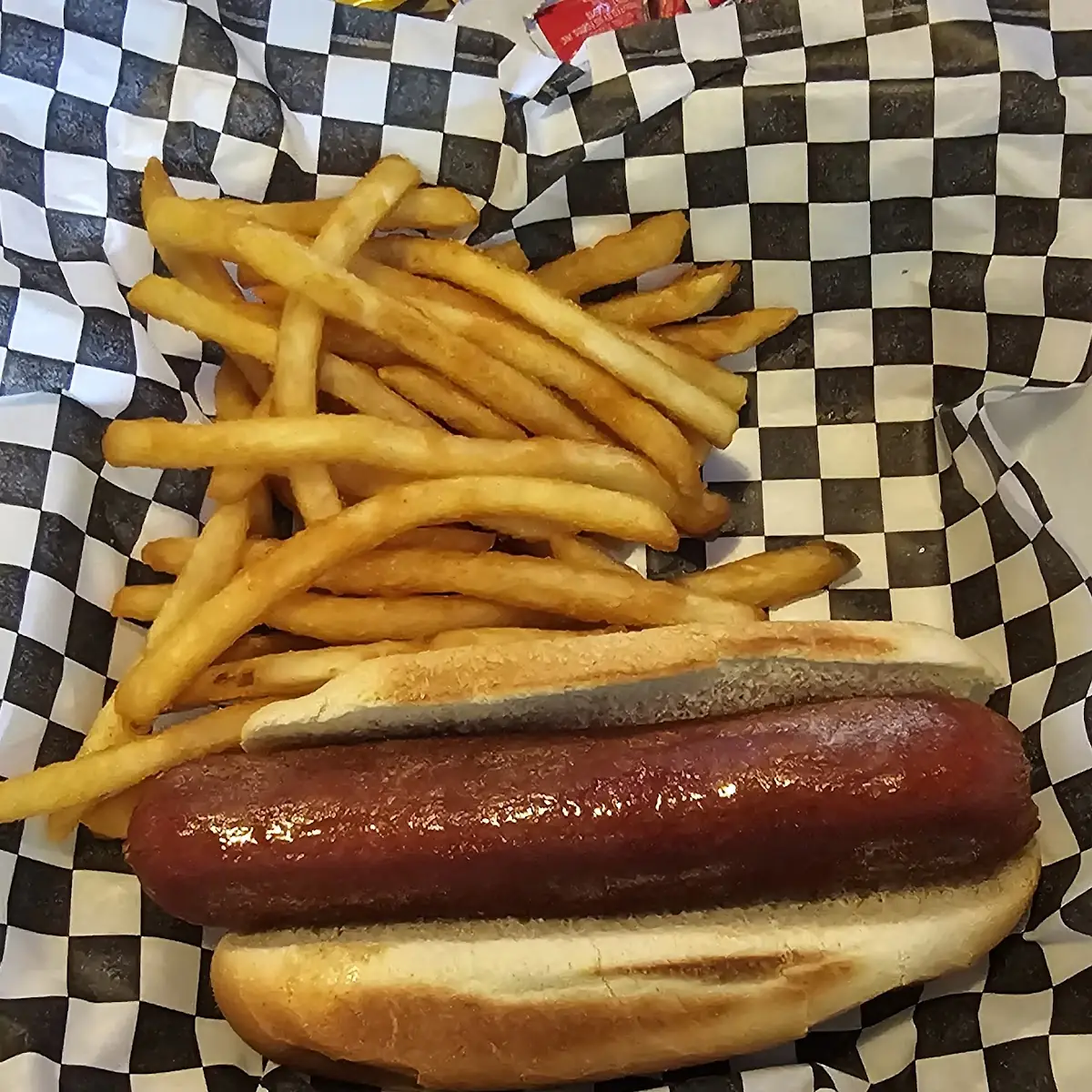 Hot Dog with Fries
