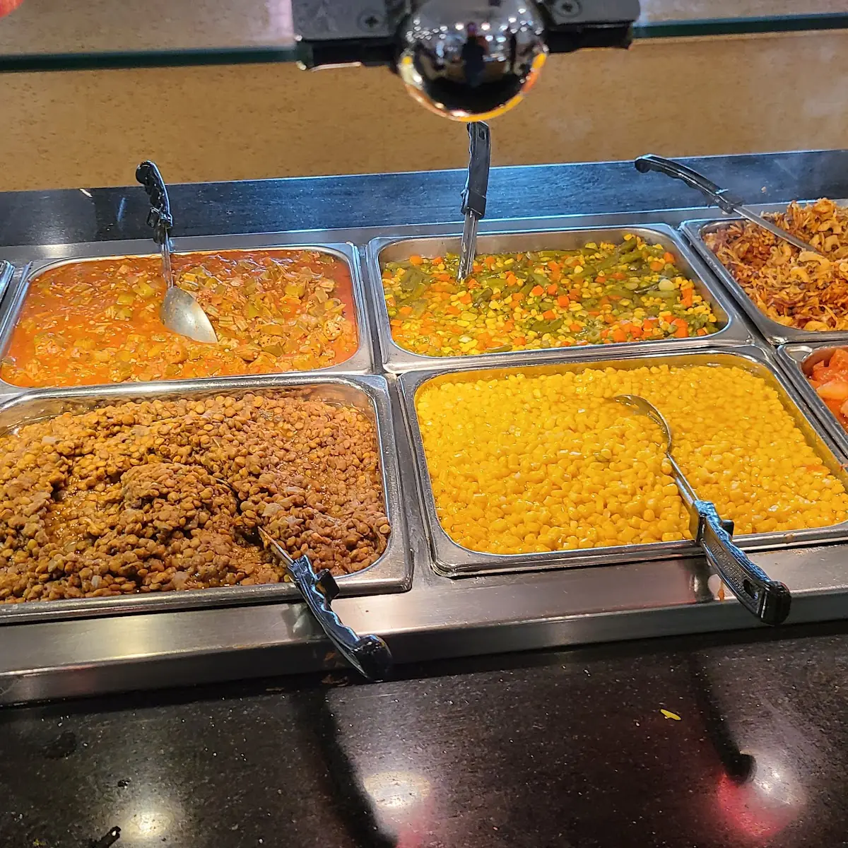 Mashed Potatoes Corn Green Beans