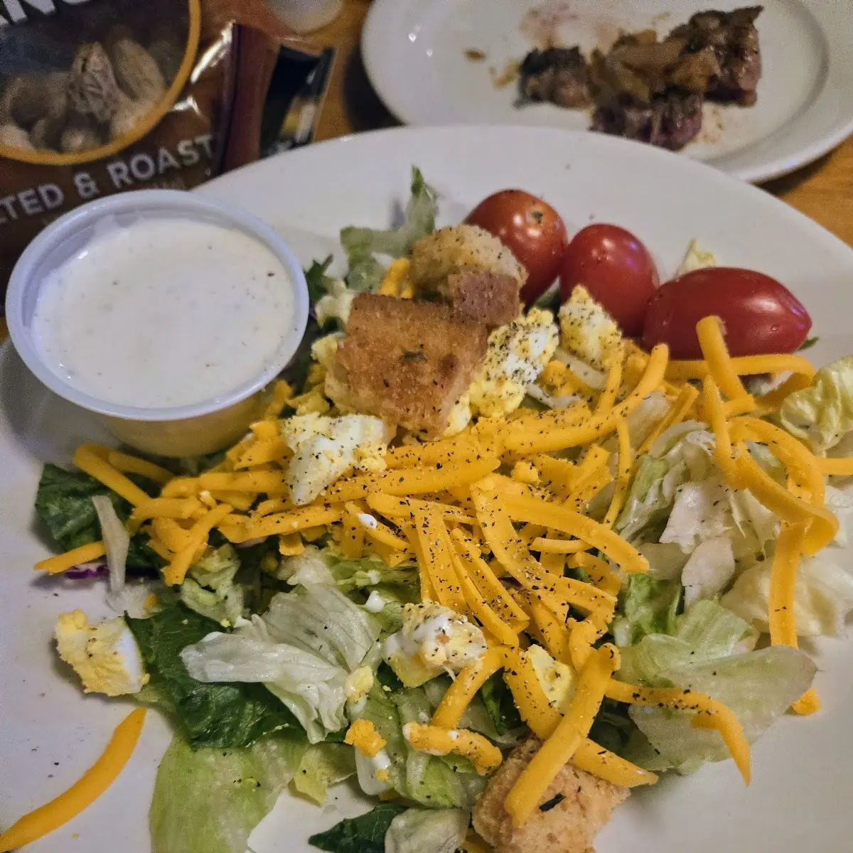 House Salad with Ranch Dressing
