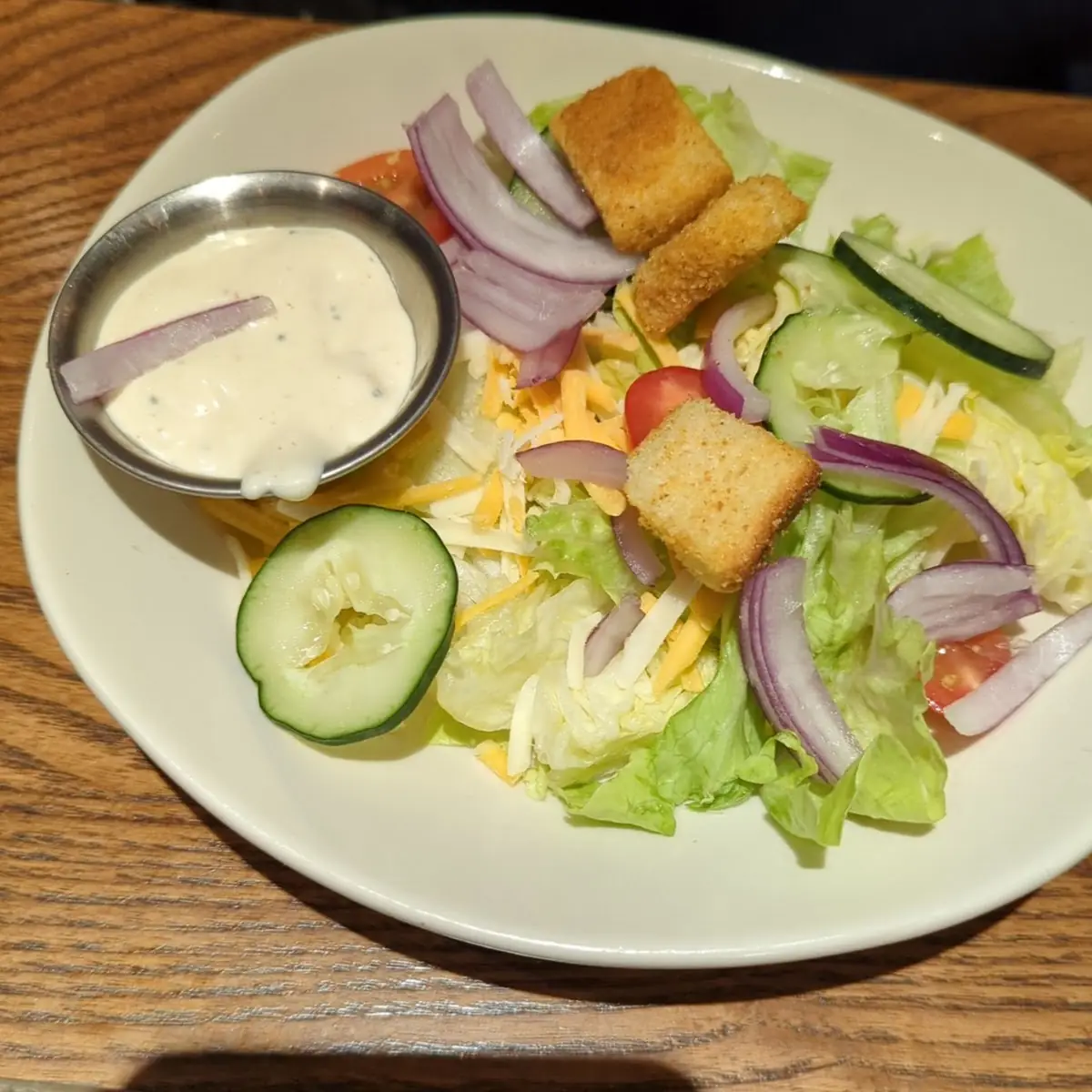 House Salad with Ranch Dressing