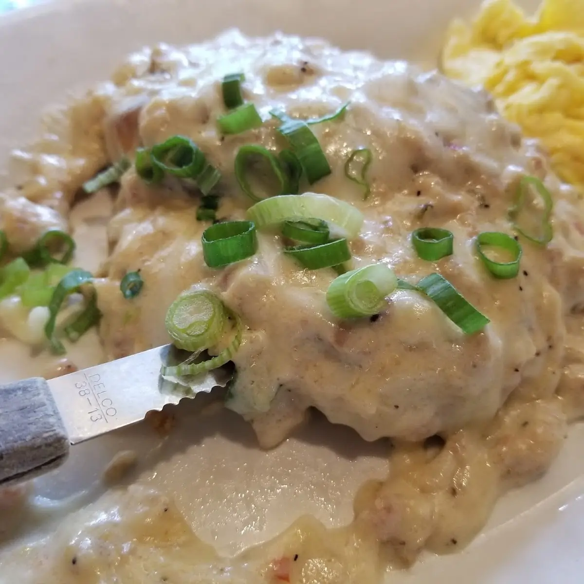 Biscuits & Gravy w Two Eggs