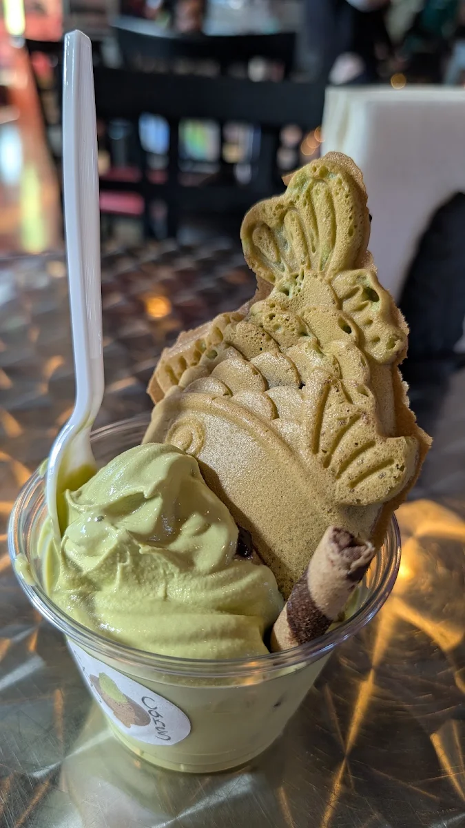 Taiyaki Matcha Soft Serve