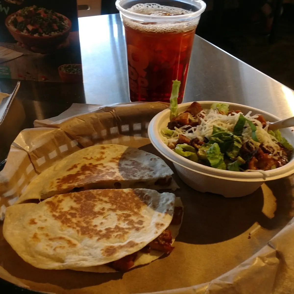 Quesadilla and Side Salad