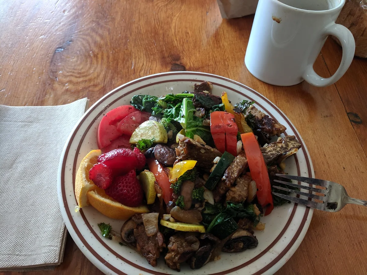 Vegan Breakfast Scramble with Sourdough Toast