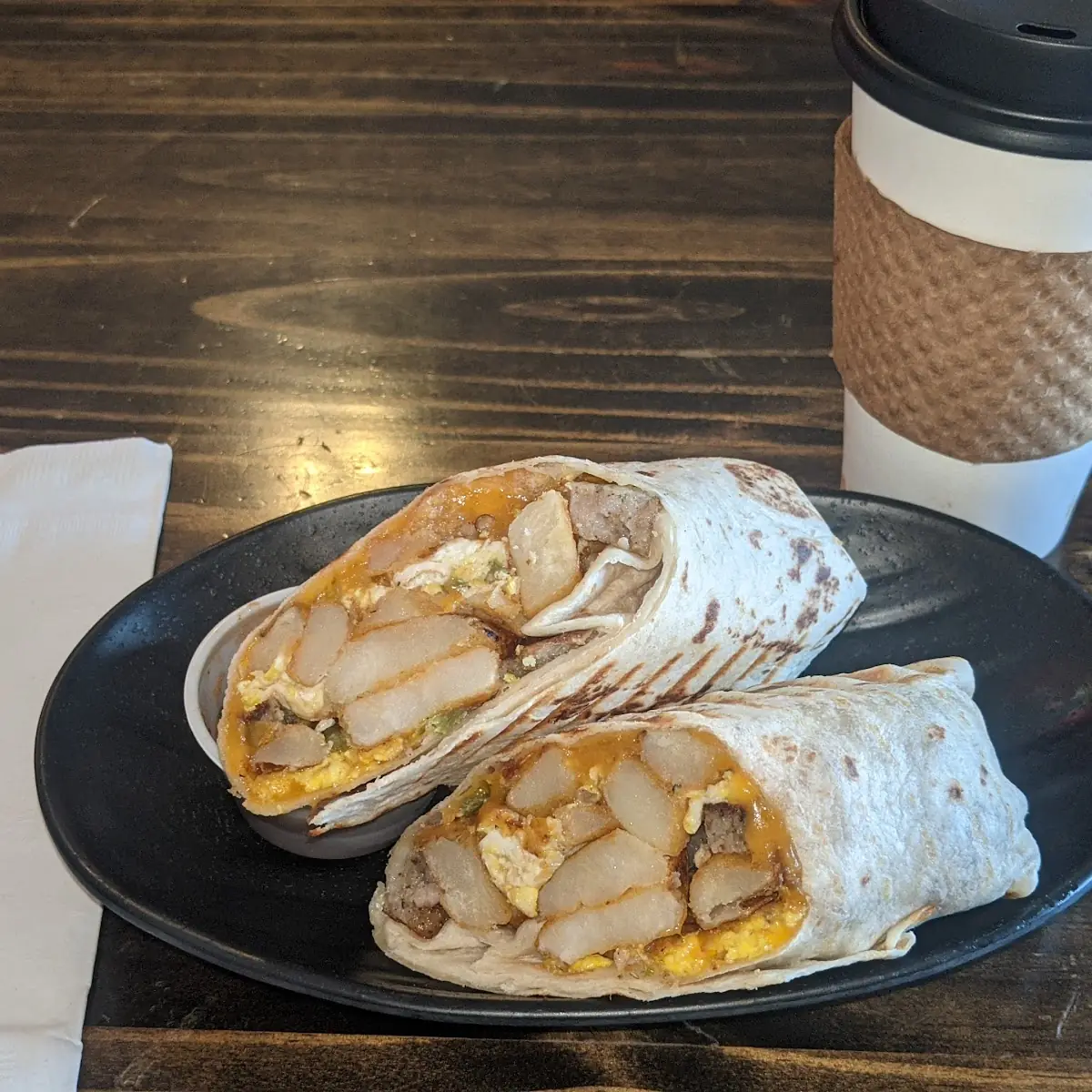 Sausage Breakfast Burrito