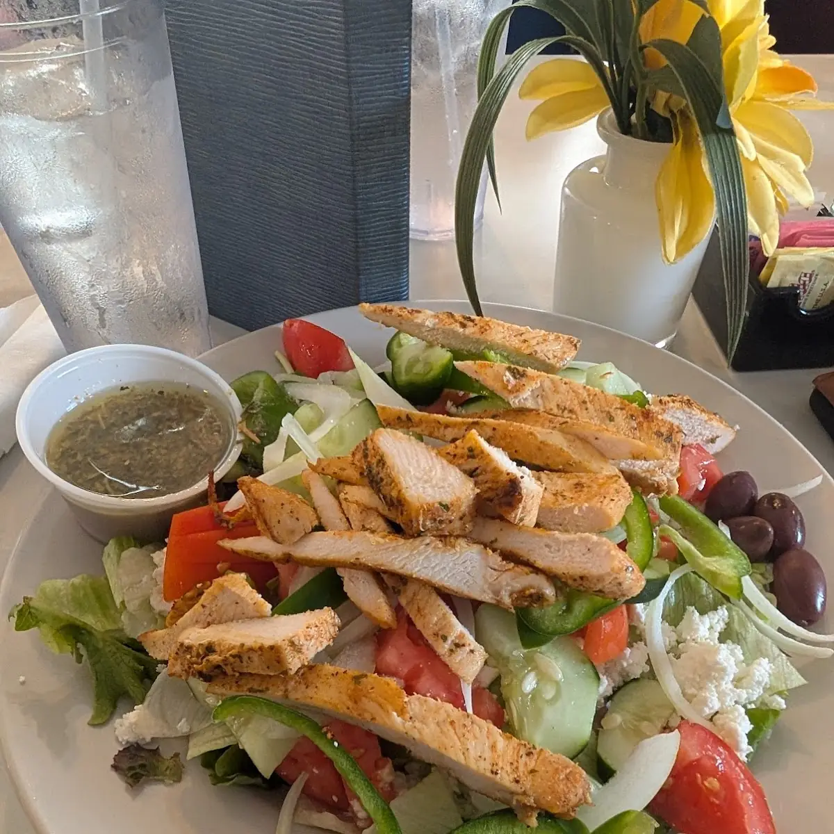 Greek Salad with Chicken